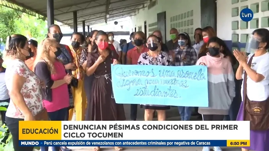 Las pésimas condiciones del Primer Ciclo Tocumen