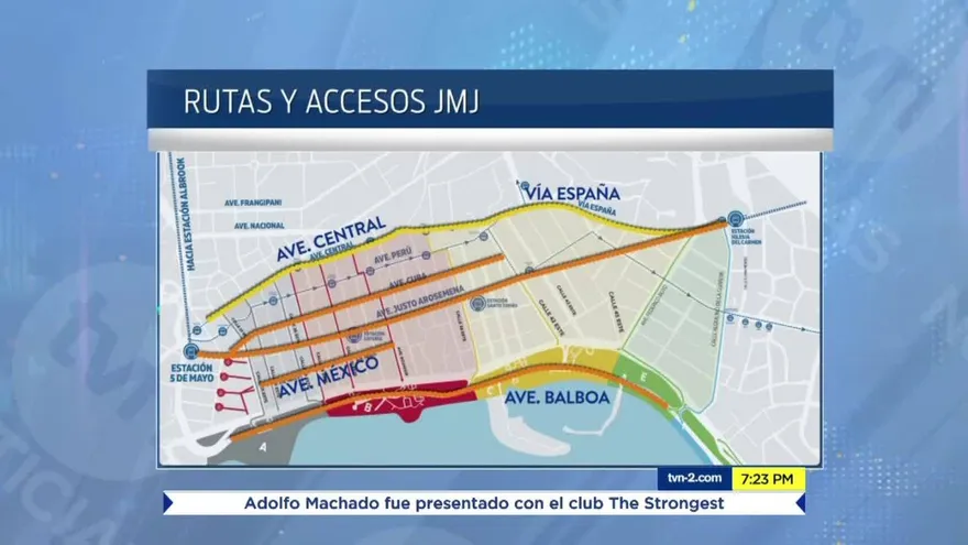 Autoridades ultiman detalles de los cierres de vías para JMJ Panamá 2019