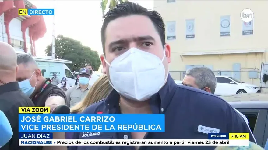Vicepresidente Carrizo habla tras ser vacunado con AstraZeneca