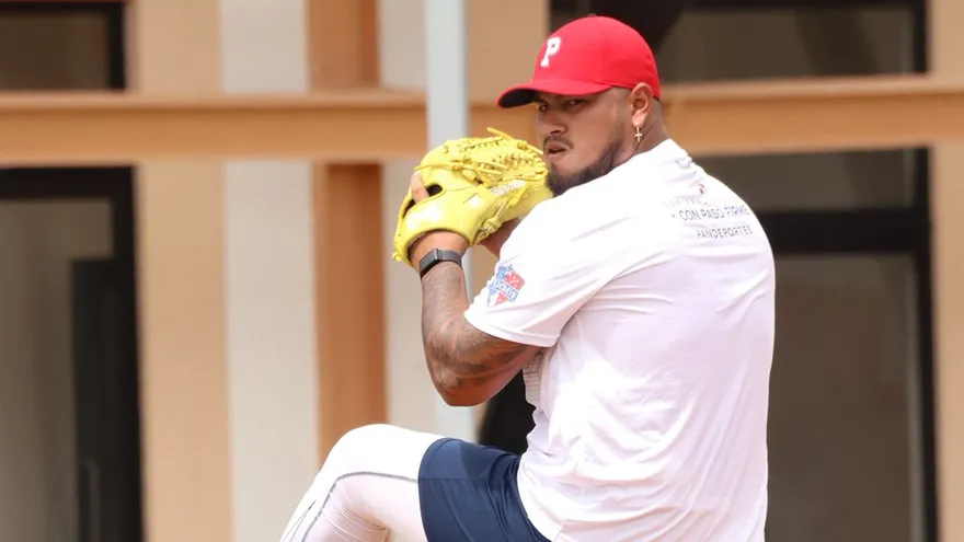 Copa América de Béisbol 2025| Panamá cumple segundo día de entrenamientos con exgrandes ligas Jaime Barría en el bullpen