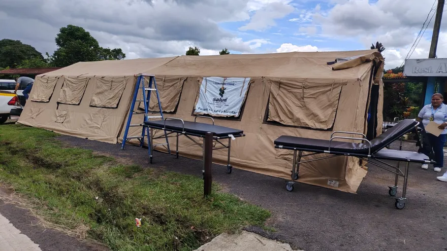 After protests in Las Minas, Minsa installs temporary modules and accelerates health center improvements