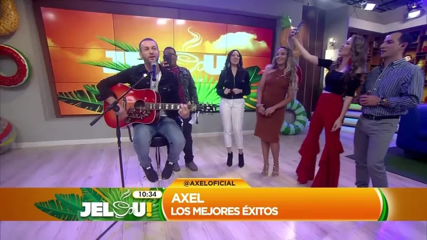 Recibimos a Axel en el programa y nos deleitó con sus grandes éxitos