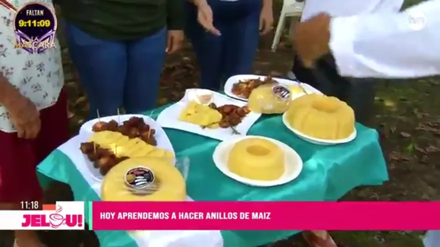 Roseta hace un delicioso anillo de maíz
