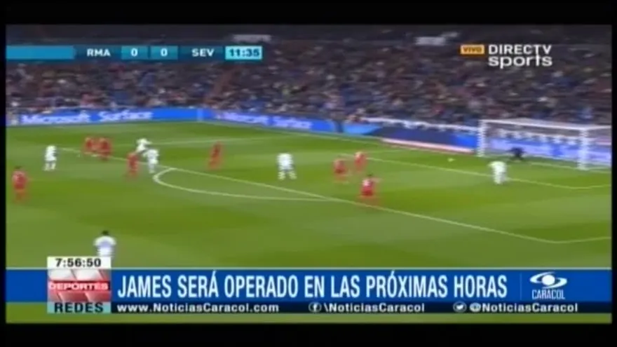 La lesión de James y cuanto tiempo estará fuera