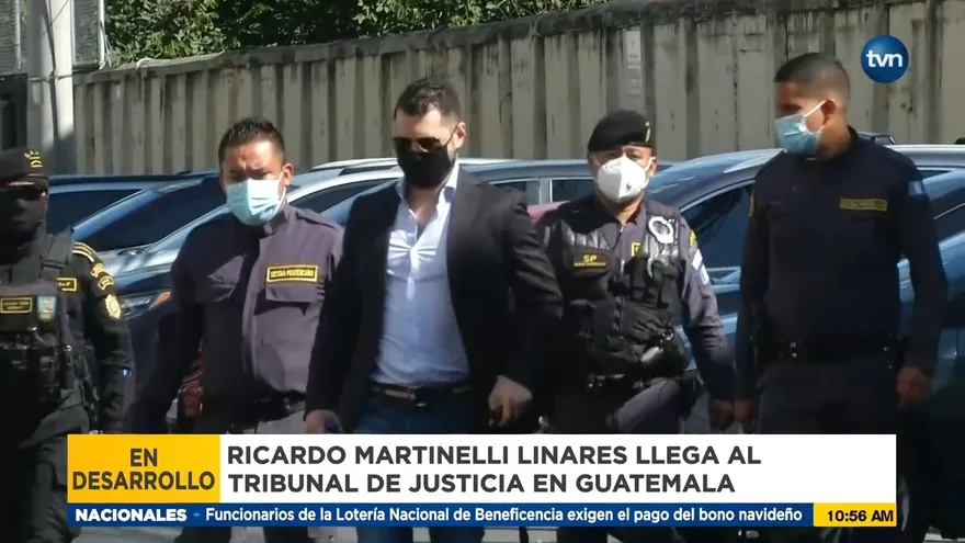 Ricardo Alberto Martinelli Linares acude a audiencia en Guatemala