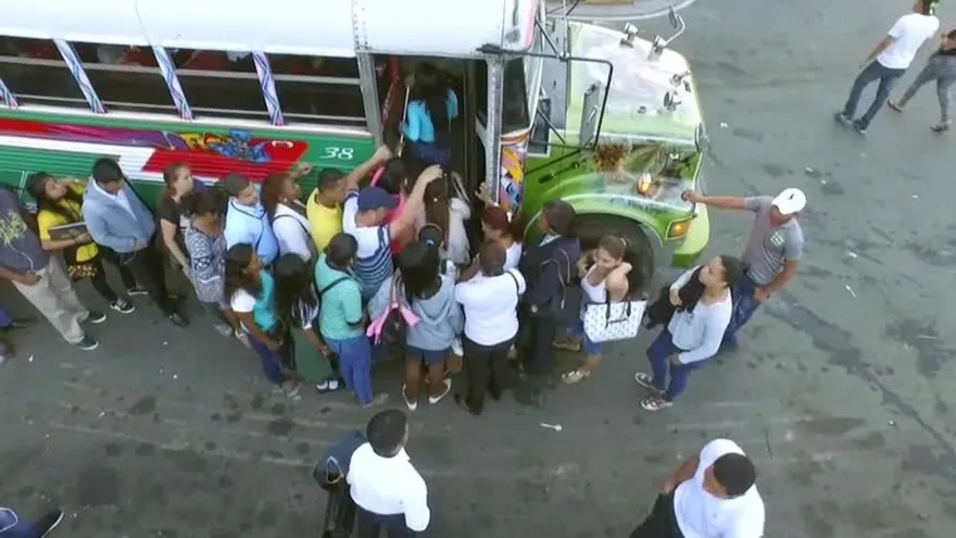 El colapso del sistema de transporte en la capital