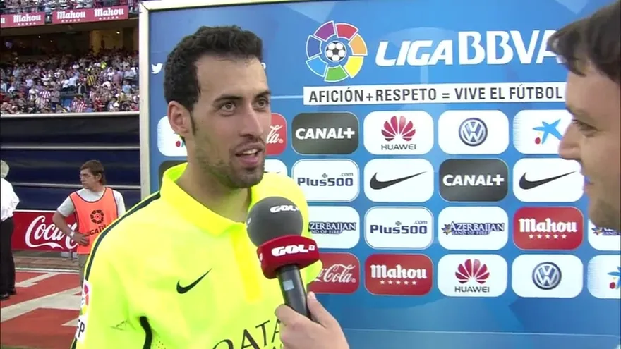 Entrevista a Busquets tras ganar la Liga