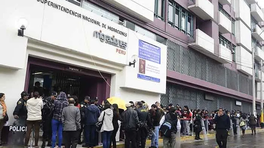 Sede de la Superintendencia Nacional de Migraciones de Perú.