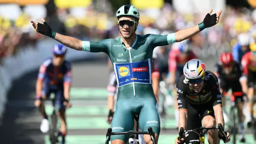 Jonathan Milan en el Tour de Francia