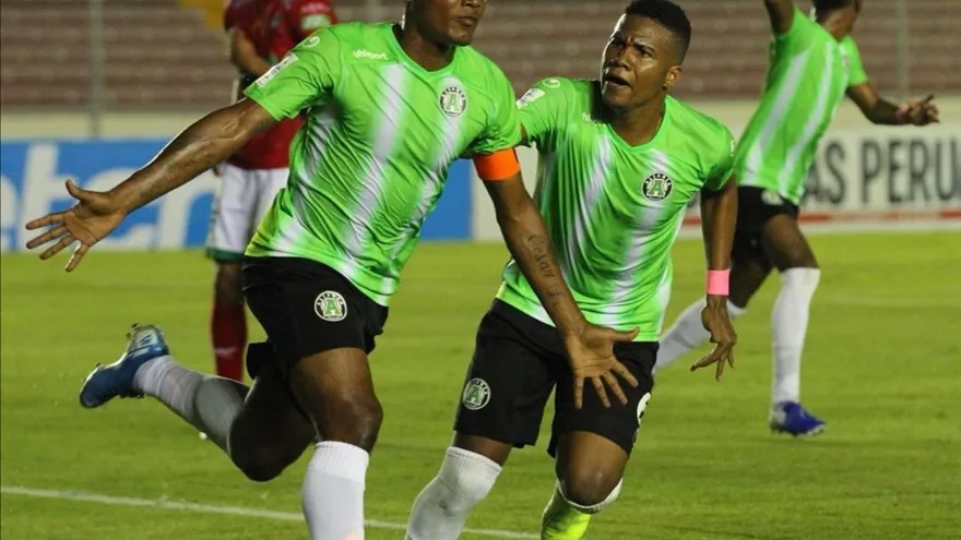 César Medina celebra uno de los goles anotados ante el Atlético Chiriquí