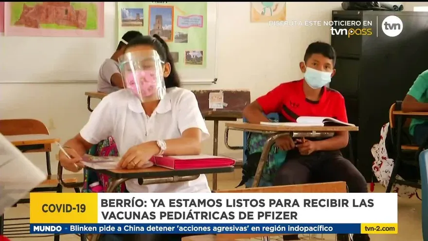 Panamá espera llegada de vacunas pediátricas contra la covid