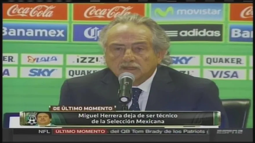 Miguel Herrera cesado de la Selección de México