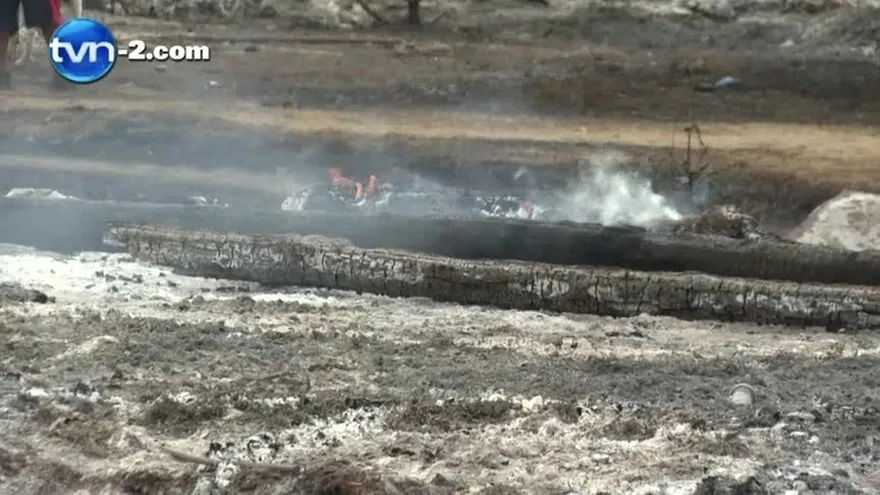 Incendio en comarca Madugandí
