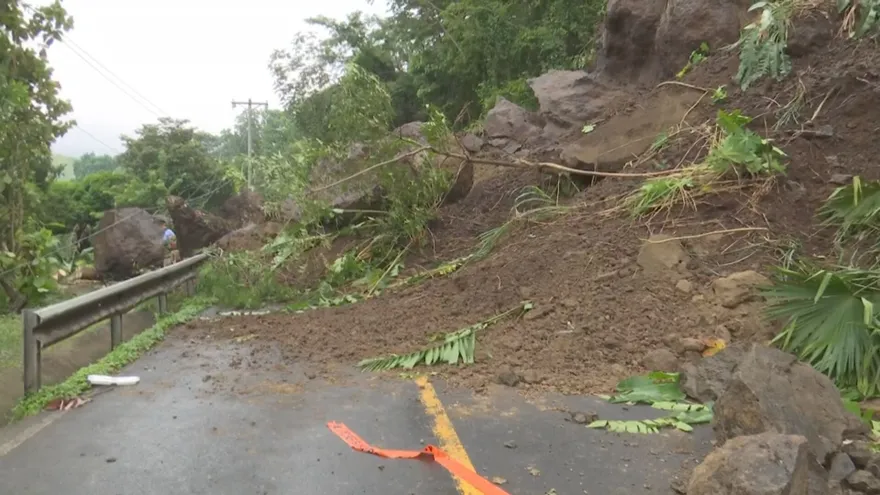 Derrumbe en Guna Nega.