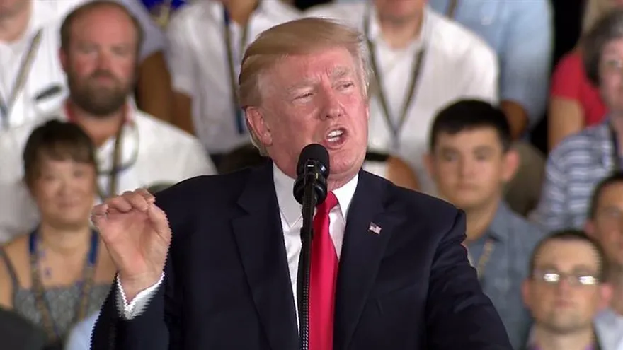 En la imagen, el presidente de EE.UU., Donald Trump.