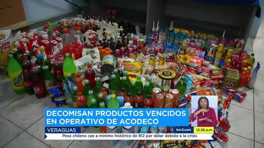 Acodeco decomisa gran cantidad de productos vencidos en varios puntos de Veraguas