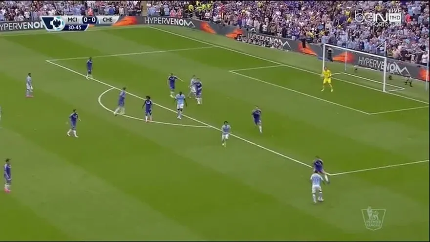 Manchester City goleó al Chelsea 3-0