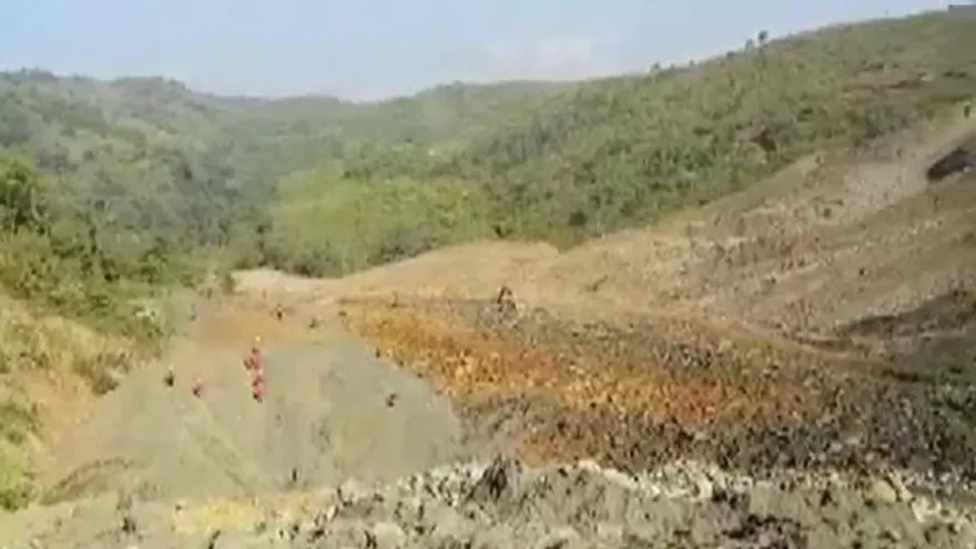 Decenas de desaparecidos por alud en mina de Birmania