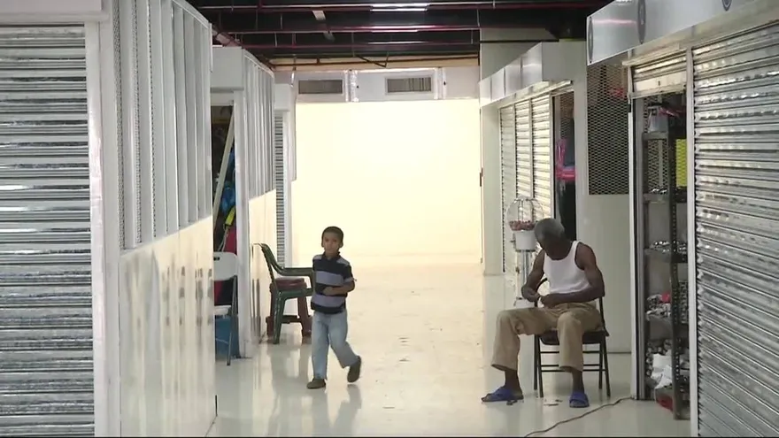 Buhoneros en el Mercado de las Américas reorganizan sus negocios