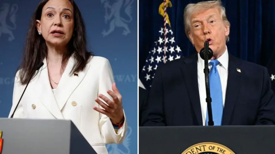 Trump dice que María Corina Machado no tiene el respeto para gobernar Venezuela