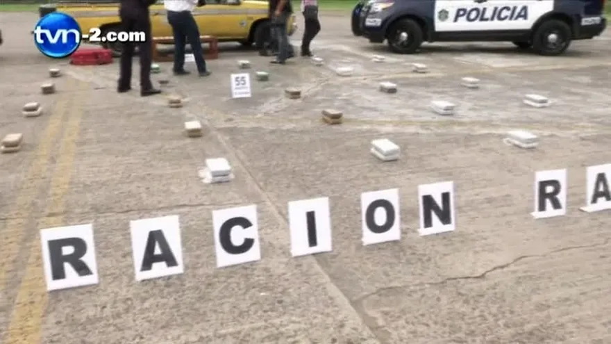 Decomisan 25 mil dólares y 55 paquetes con droga