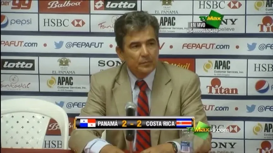 Conferencia de prensa, DT Jorge Luis Pinto