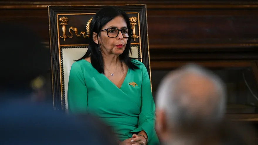 Delcy Rodríguez, presidenta encargada de Venezuela.