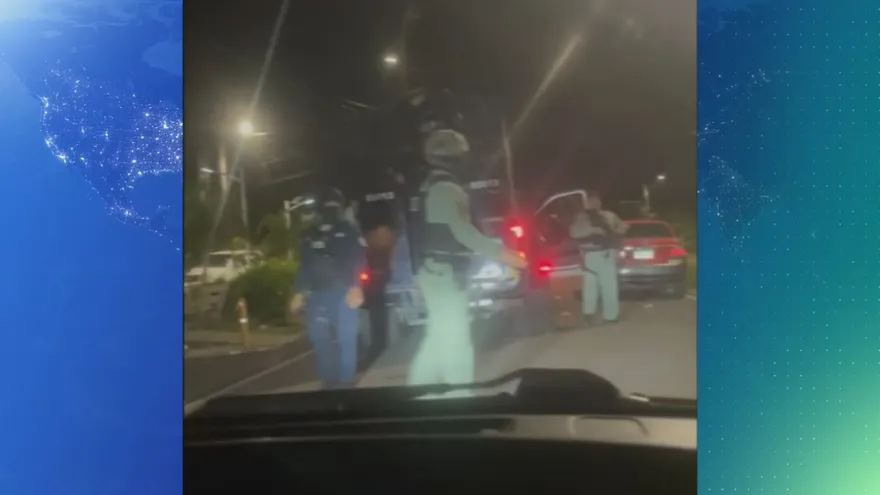 Captura de videos tomados por algunas personas sobre el operativo