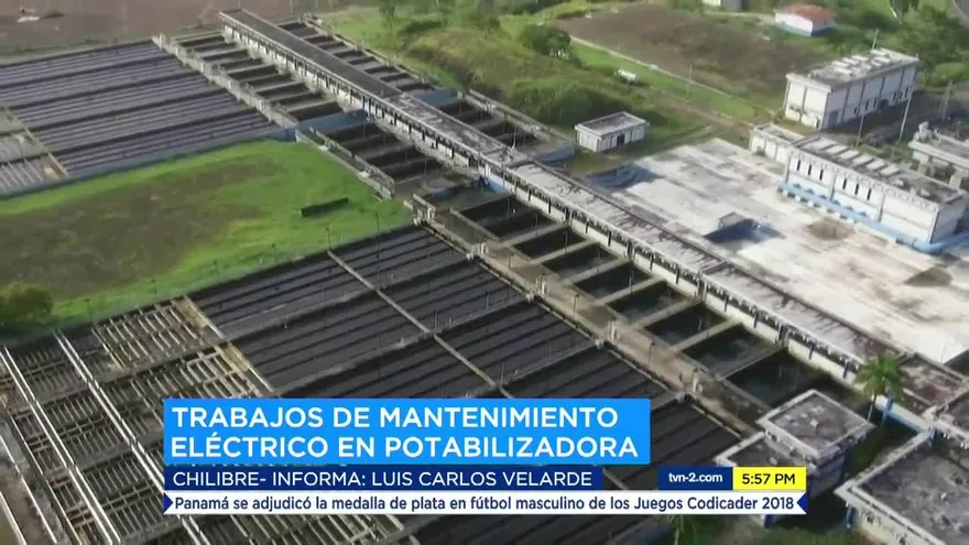 Potabilizadora del Chilibre con 50% de producción