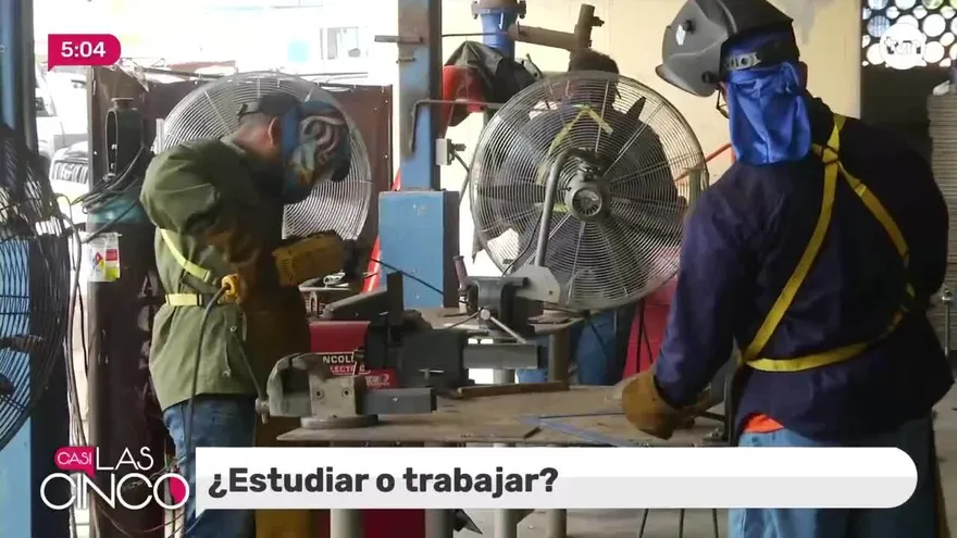 ¿Estudiar o trabajar?