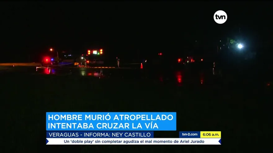 Un hombre muere por atropello en Veraguas
