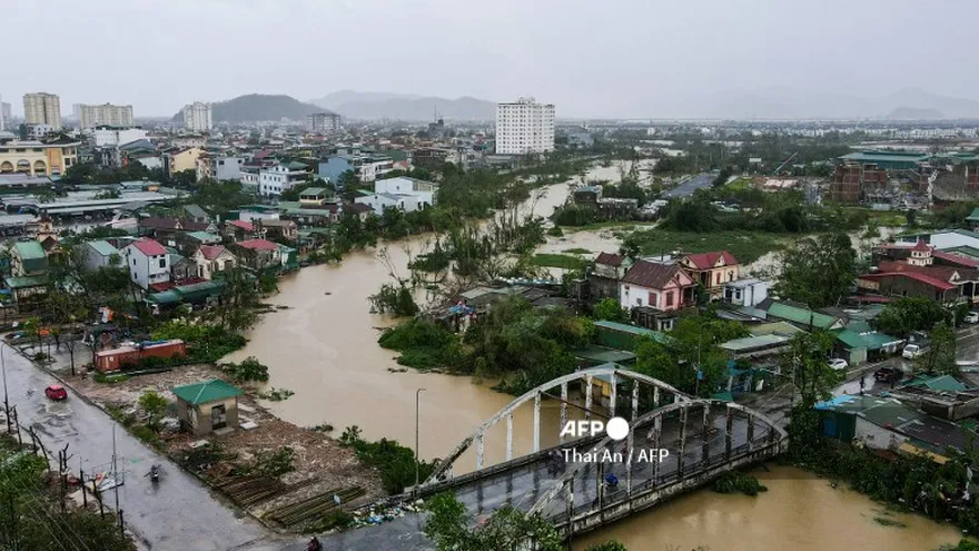 Zonas de Vietnam inundadas