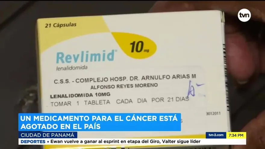 Medicamento para el cáncer está agotado