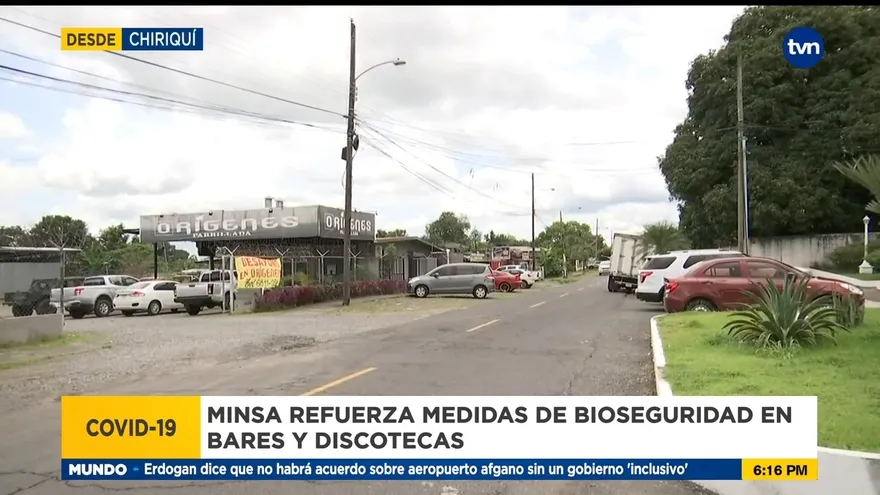 Refuerza medidas de bioseguridad en bares y discotecas de Chiriquí