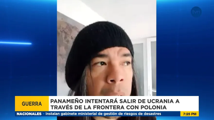 Panameño intenta salir de Ucrania