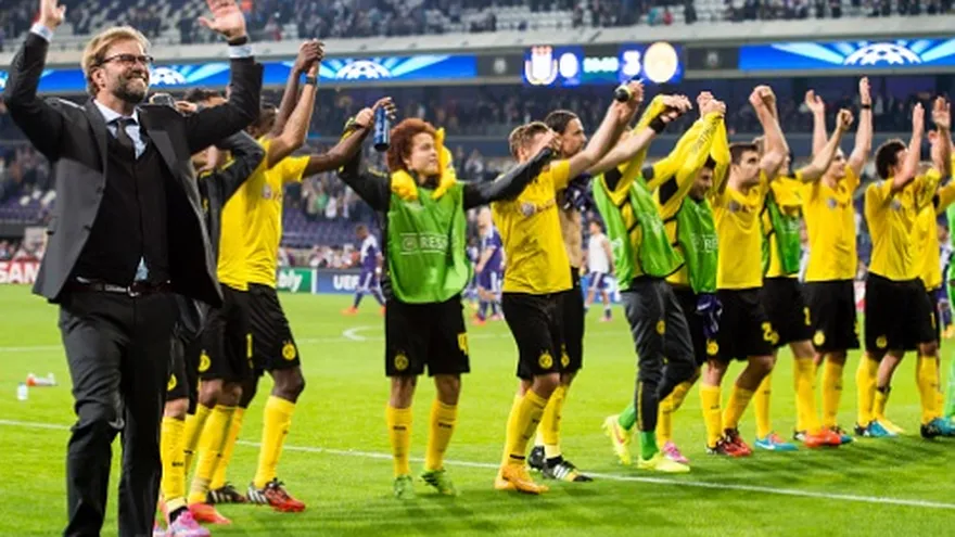 Borussia Dortmund golea al Anderlecht