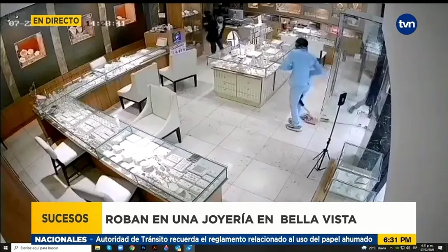 Asaltan una joyería en Bella Vista