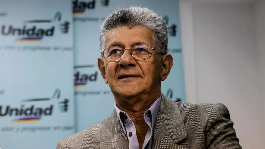 El presidente de la Asamblea Nacional, el diputado Henry Ramos Allup.