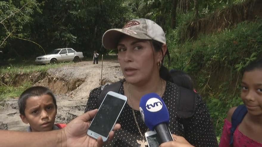 Comunidad de Sal Si Puedes en Chiriquí se mantiene incomunicada a causa de lluvias