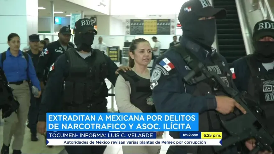 Extraditan a Panamá a Wendy ‘La Mazatecla’ por delitos de narcotráfico