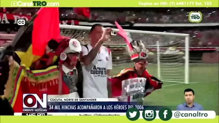 Palabras de Blas Pérez, en la celebración de los 10 años del primer título de Cúcuta Deportivo