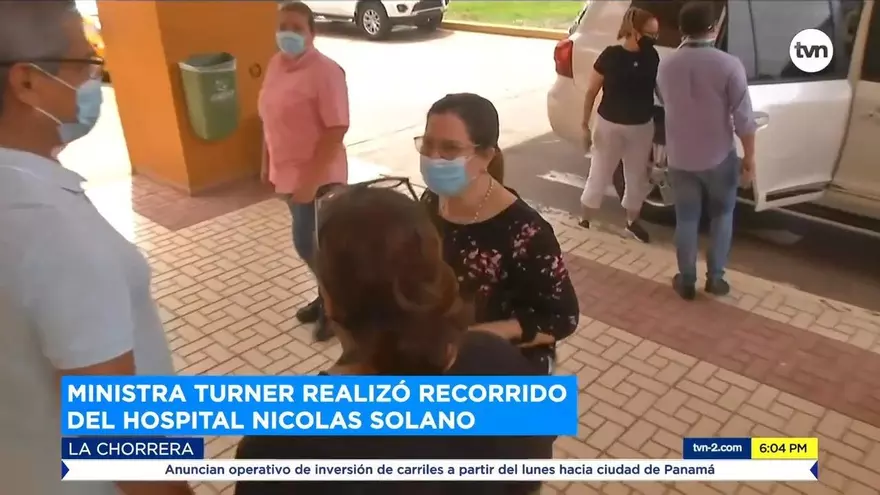 Ministra de Salud hace recorrido por Hospital Nicolás Solano
