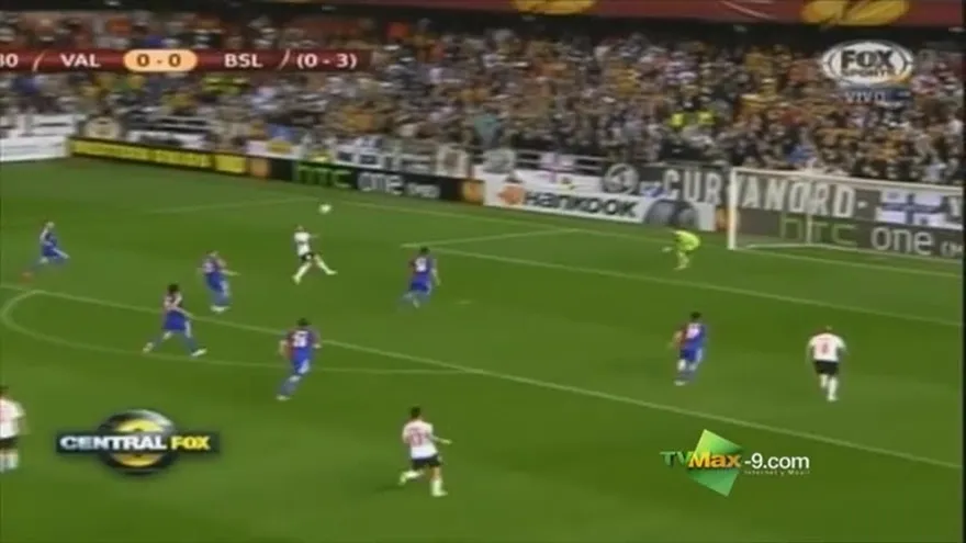 La goleada del Valencia en Europa League