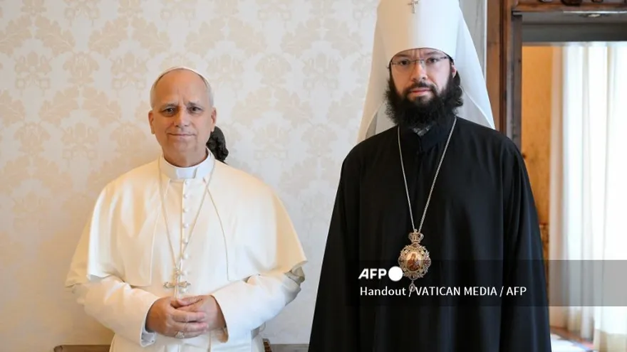 León XIV recibió al metropolitano Antonio de Volokolamsk, "ministro de Relaciones Exteriores" del patriarca ortodoxo ruso Cirilo