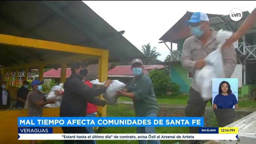 Lluvias afectan residentes a de Santa Fe en Veraguas