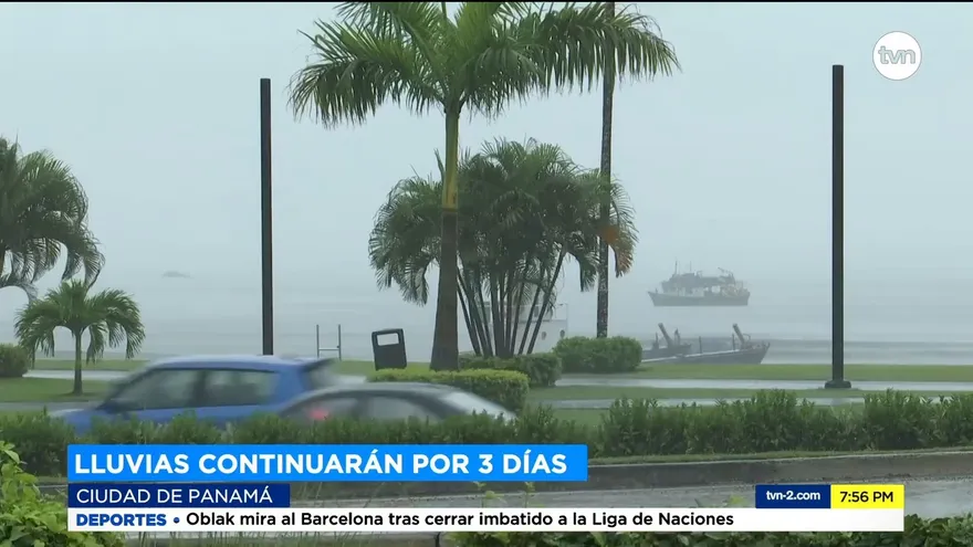 Lluvias continuarán por tres días