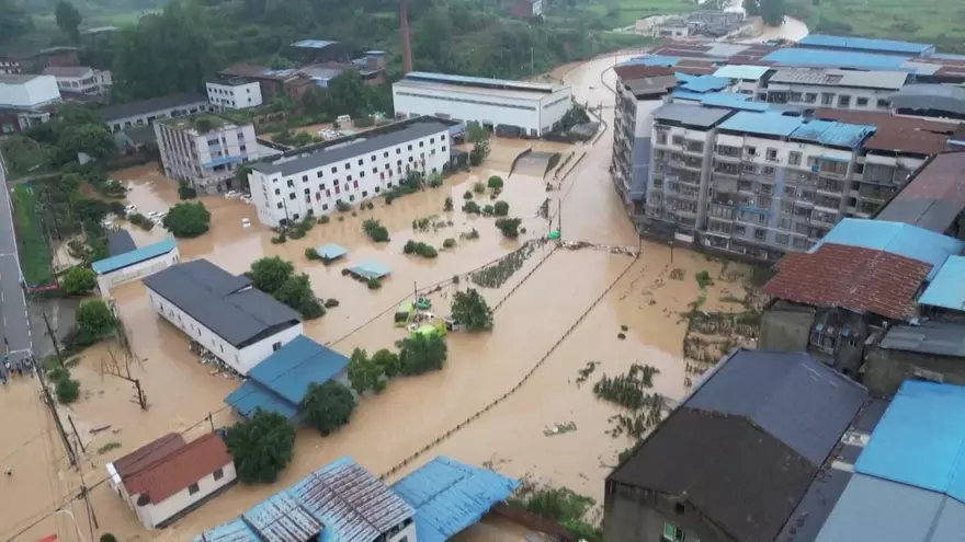Inundaciones en China