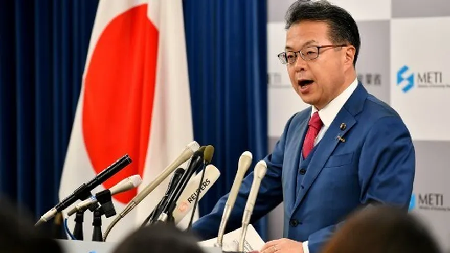 El ministro de Economía, Comercio e Industria de Japón, Hiroshige Seko.