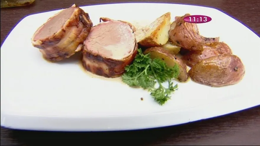 Filete de res envuelto en Bacon