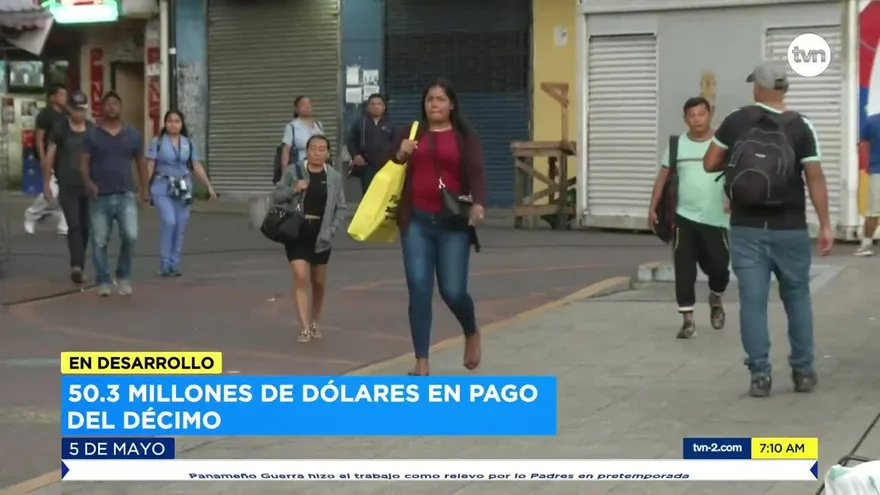 Funcionarios reciben este jueves el pago del Décimo Tercer Mes